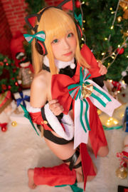 [Foto de celebridade da Internet COSER] Blogueiro de anime Mime Yami - Girls Frontline TMP Christmas