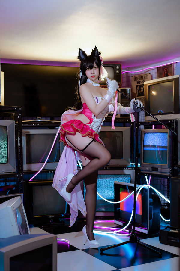 [Ảnh cosplay] Coser nổi tiếng Nizo Nisa - Atago xanh dương phụ thuộc của Canine