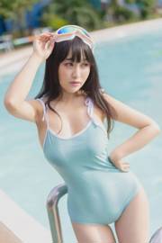[Net Red COSER Photo] Anime blogger doet zijn staart af Mizuki - zwembad