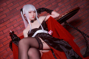 [Net Red COSER Photo] Anime blogger G44 will not be hurt - Wuzhi black dress