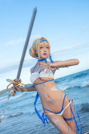 [Net Red COSER] Anime blogger Shui Miao aqua - Jeanne d'Arc