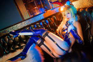 [Net Red COSER] Coser di alto valore Nian Nian_D - White Gun Bunny Girl