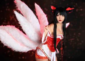 [Welfare COS] Garota gostosa vietnamita Hana bunny - Ahri