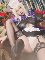 [Internet celebrity COSER photo] Taro Yuan Yuko SJ_ - Selfie of the black gun maid