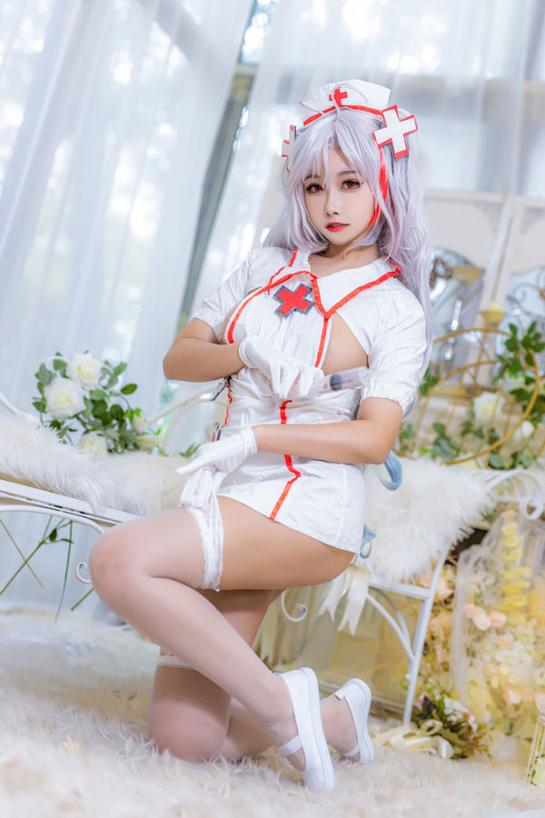 [COS Welfare] Weibo Girl Momoko Kwai Kwai - Enfermeira de Eugen