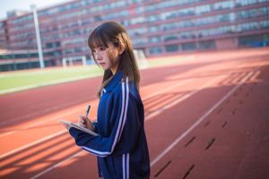 Coser beauty Kitaro_ Kitaro "Girl in Blue Sportswear"