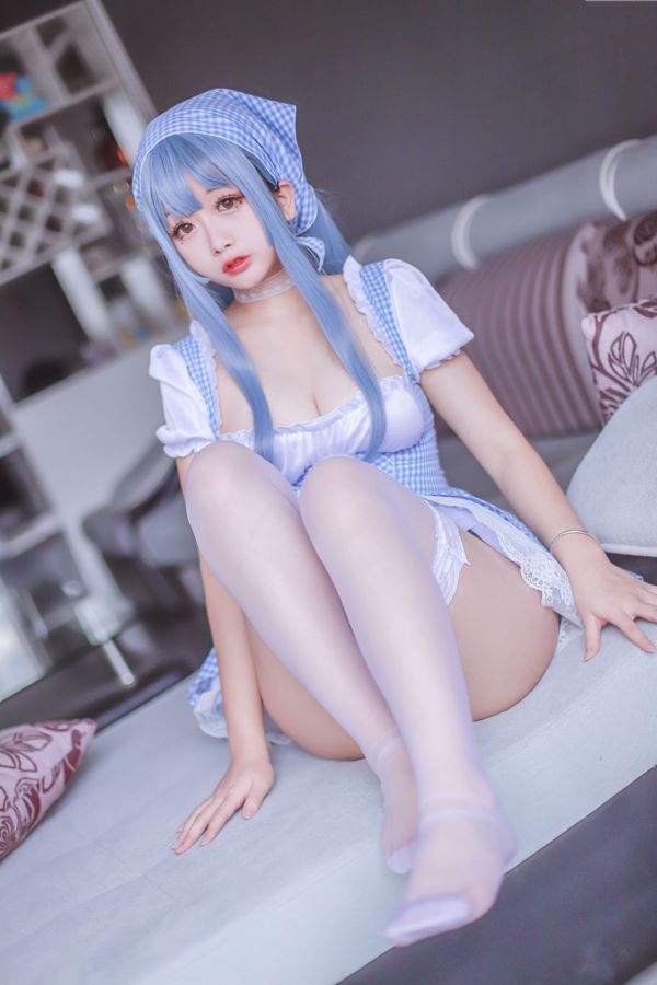 [网红Coser] 日奈娇 《蓝色女仆》