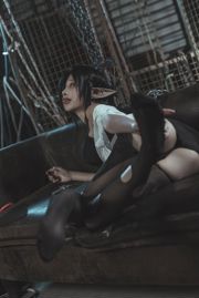 [ภาพถ่าย Net Red COSER] Anime Blogger Stupid Momo - Black Beast Queen OL Uniform