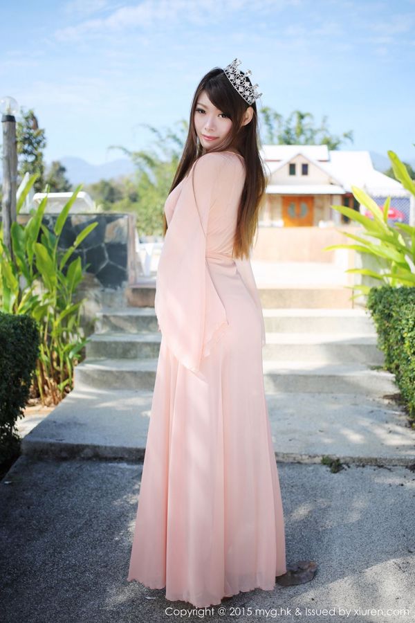 Sos MARA „Tajlandia Chiang Mai Travel Shoot” Denim Hot Pants + piękny tiul [MyGirl] Vol.094