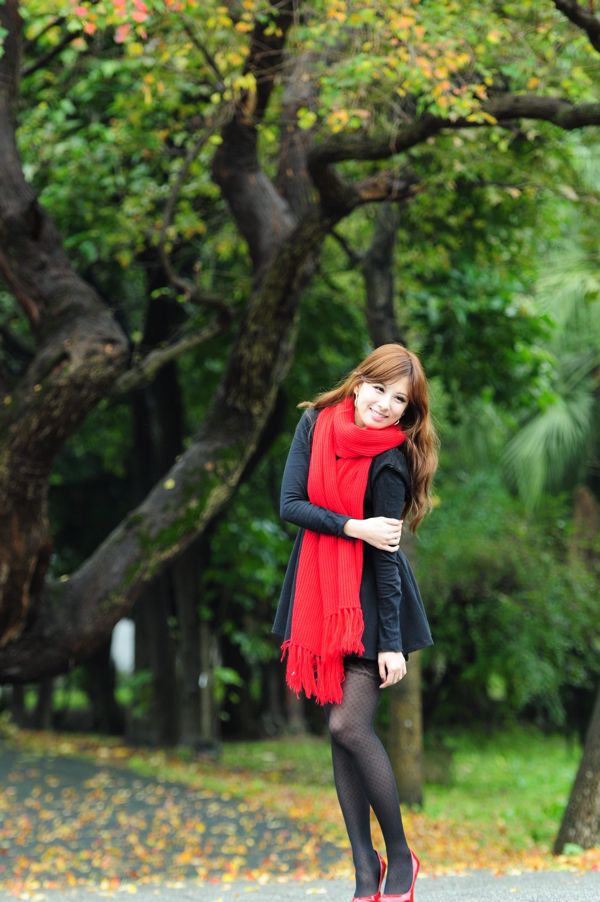 Taiwanesische Schwester Xiaomi Kate su "Kleine frische Bilder im Freien" Fotosammlung